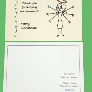 4 Pack Christmas Thank-You Notes